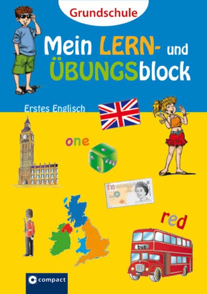 Mein Lern- & Übungsblock Grundschule Erstes Englisch: Englisch spielerisch lernen Foreign Languages ​​& Dictionaries