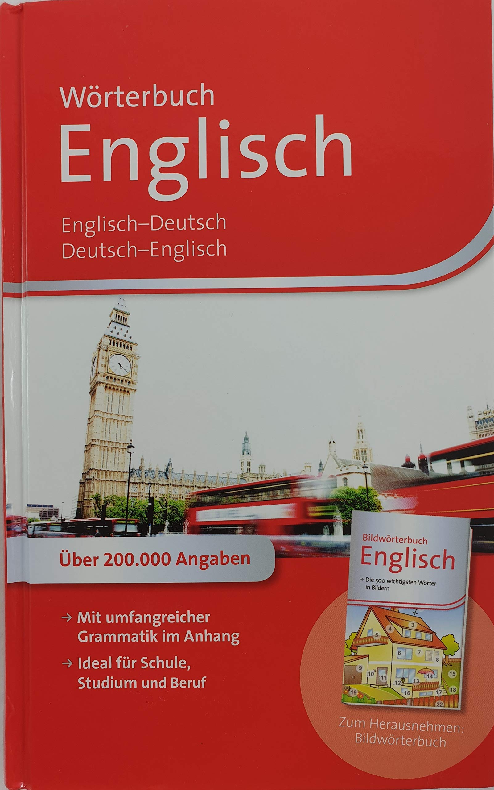 Wörterbuch Englisch mit über 200000 Angaben + zum Herausnehmen Bildwörterbuch Books