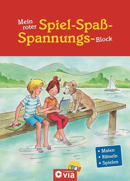 Mein roter Spiel-Spaß-Spannungs-Block: Abwechslungsreiche Beschäftigung für Kinder ab 6 Jahren: Malen - Rätseln - Spielen. Abwechslungsreiche Beschäftigung für Kinder ab 6 Jahren Leisure & Fun