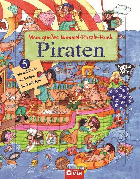 Mein großes Wimmel-Puzzle-Buch - Piraten: Suchen, Entdecken und Puzzeln - Für Kinder ab 4 Jahren Non-fiction