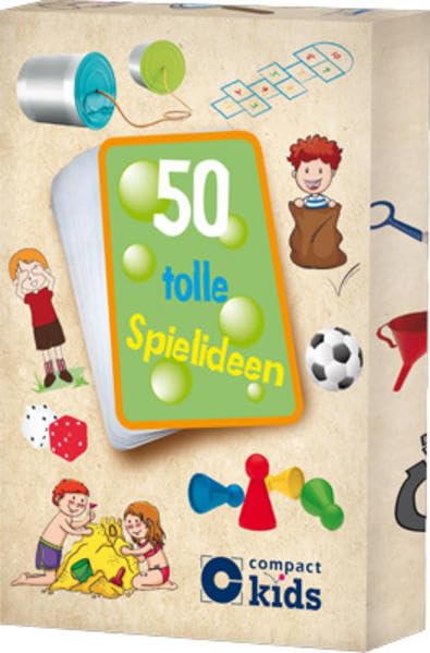 50 tolle Spielideen: Karten mit lustigen Spielen für drinnen und draußen (Karten für Kinder) Parents & Children