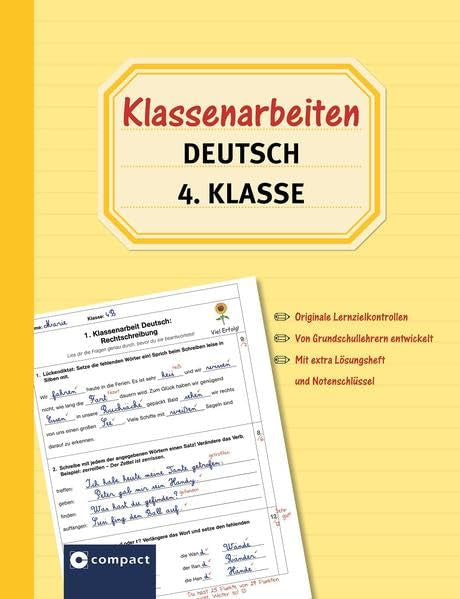 Klassenarbeiten Deutsch 4. Klasse Foreign Languages ​​& Dictionaries