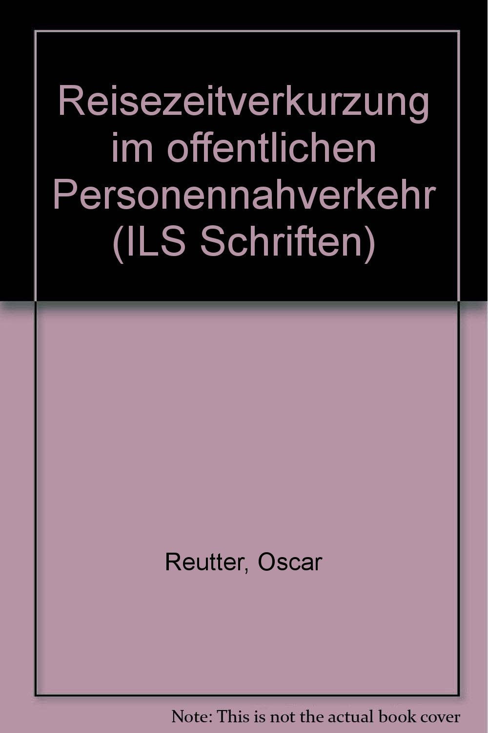Reisezeitverkürzung im öffentlichen Personennahverkehr Books
