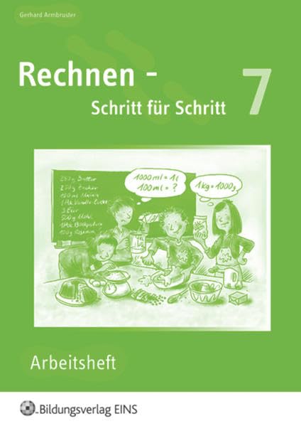 Rechnen - Schritt für Schritt 7. Arbeitsheft Study Guides
