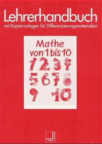 Mathe von 1 bis 10: Lehrerhandbuch book