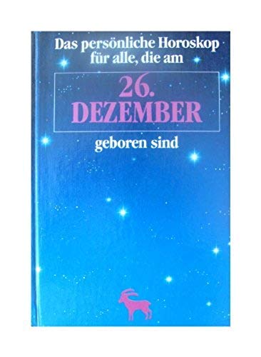 26. Dezember. Steinbock. Books