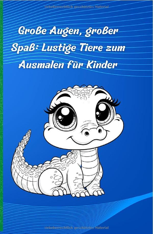 Große Augen, großer Spaß: Lustige Tiere zum Ausmalen für Kinder Living & Furnishing