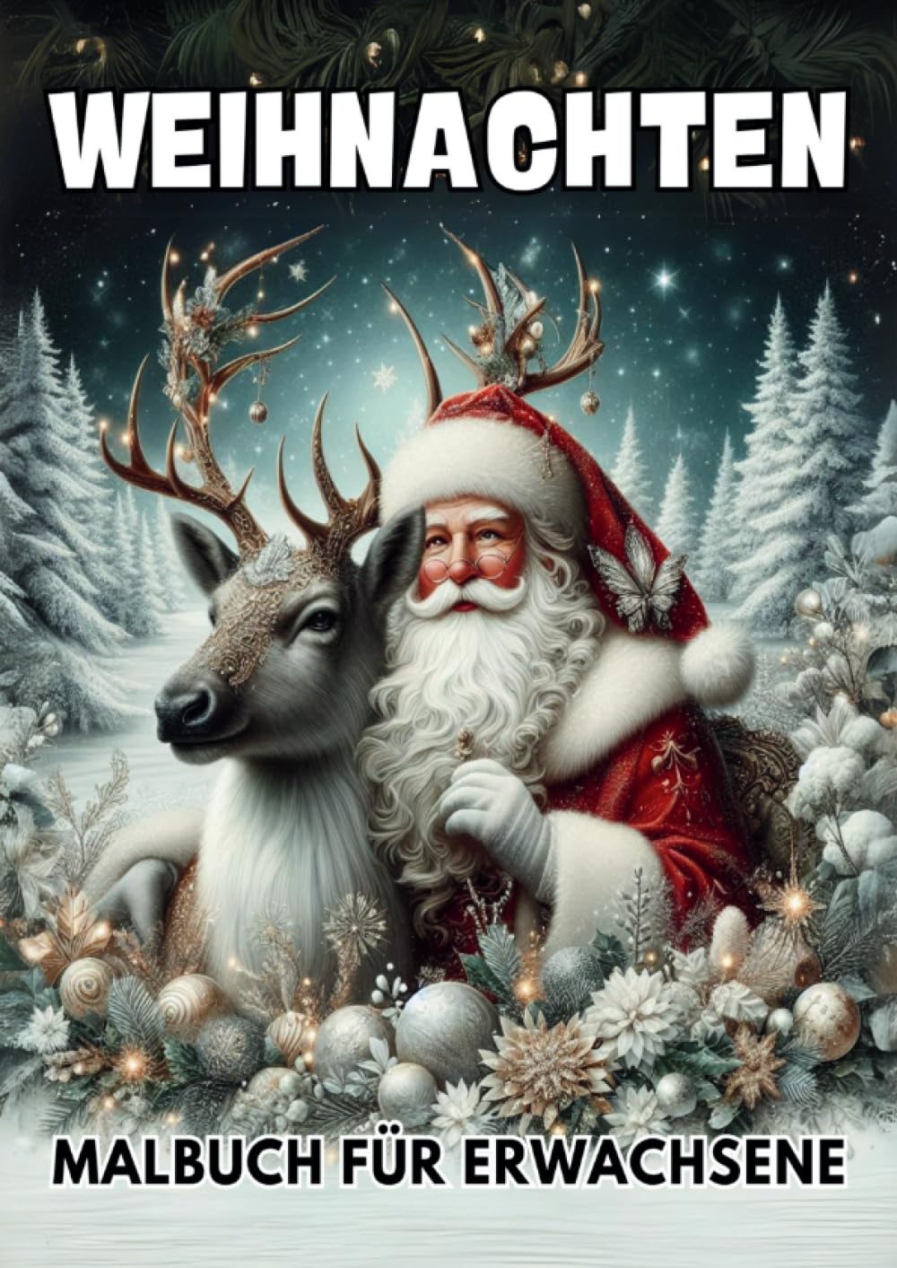 Weihnachten Malbuch für Erwachsene: Das große Ausmalbuch für gemütliches Ausmalen im Advent und Winter - 50 zauberhafte Ausmalbilder für eine besinnliche Weihnachtszeit Superheroes