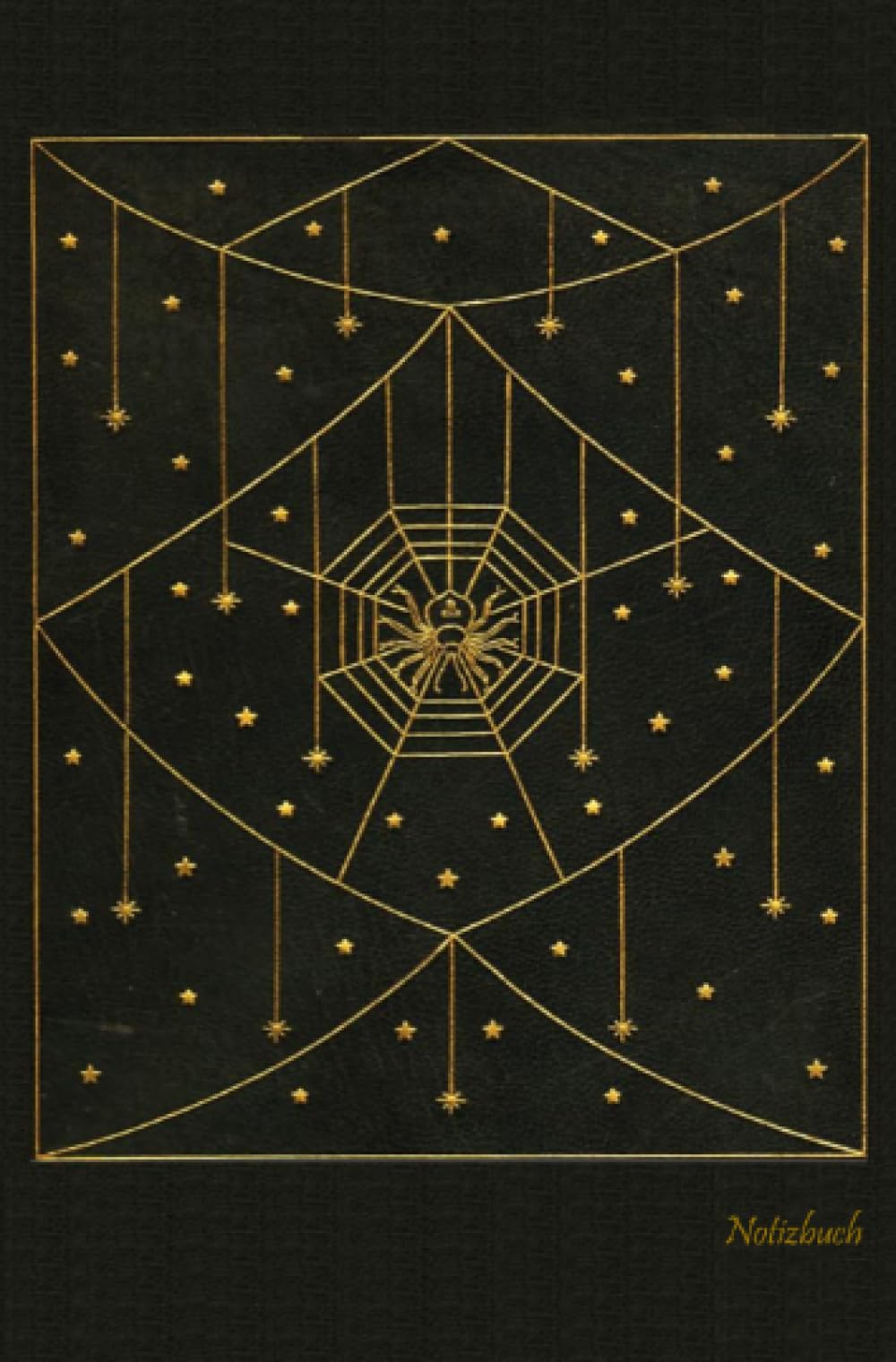 Notizbuch: Spinne Naturmotiv - 100 Seiten/ 14,5 x 19cm/ liniert/ 90g m2/ cremeweißes Papier Lifestyle