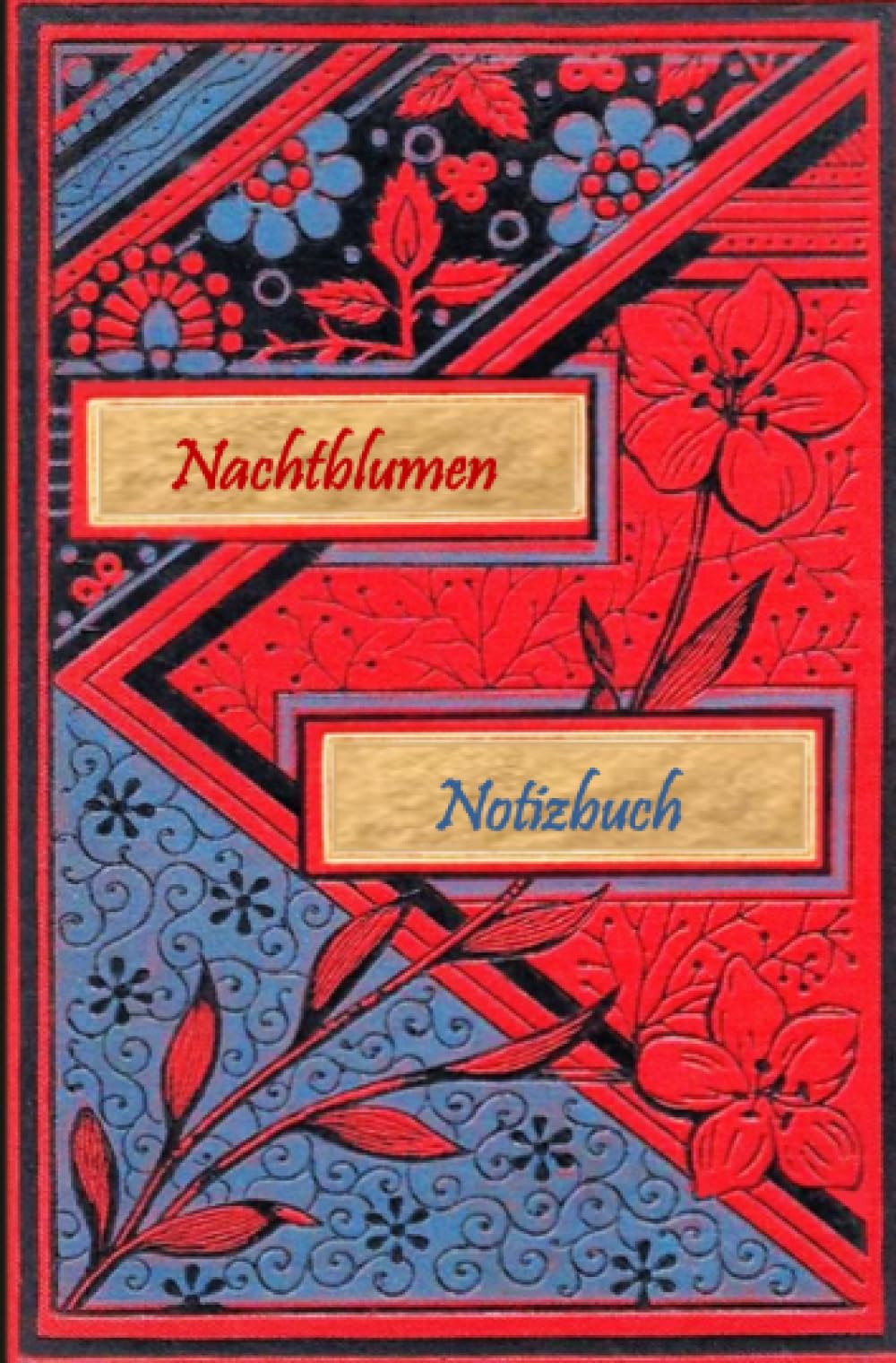 Notizbuch: Antik Nachtblumen - 100 Seiten/ 14,5 x 19cm/ liniert/ 90g m2/ cremeweißes Papier Lifestyle