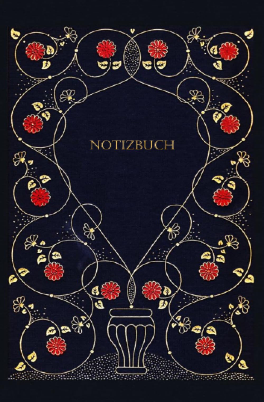 Notizbuch: Blütenreigen antik - 100 Seiten/ 14,5 x 19cm/ liniert/ 90g m2/ cremeweißes Papier Lifestyle