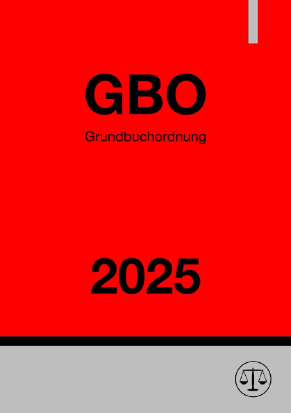 Grundbuchordnung - GBO 2025 book