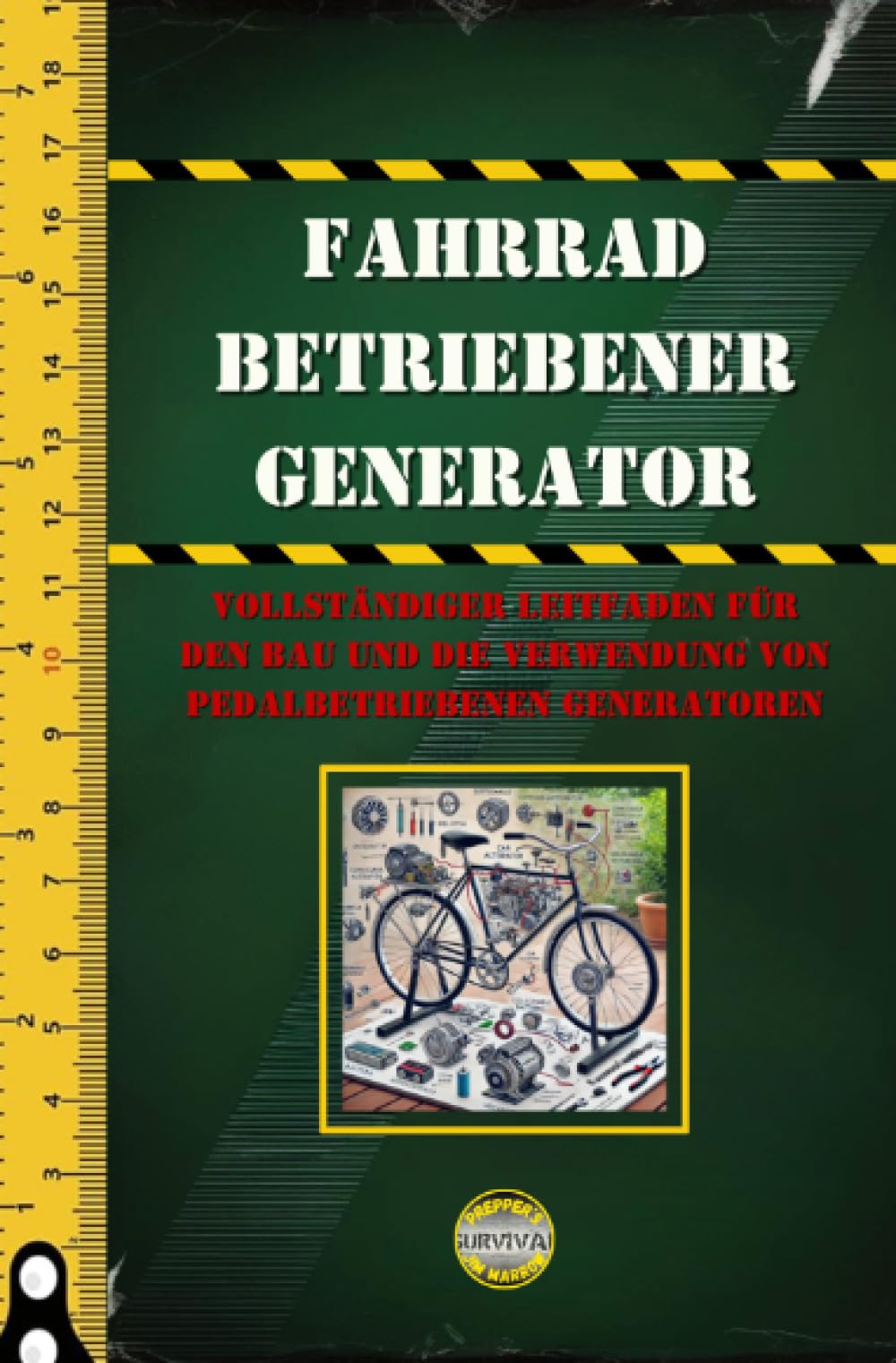 Fahrrad Betriebener Generator: Vollständiger Leitfaden für den Bau und die Verwendung von pedalbetriebenen Generatoren. Prepper's Survival book