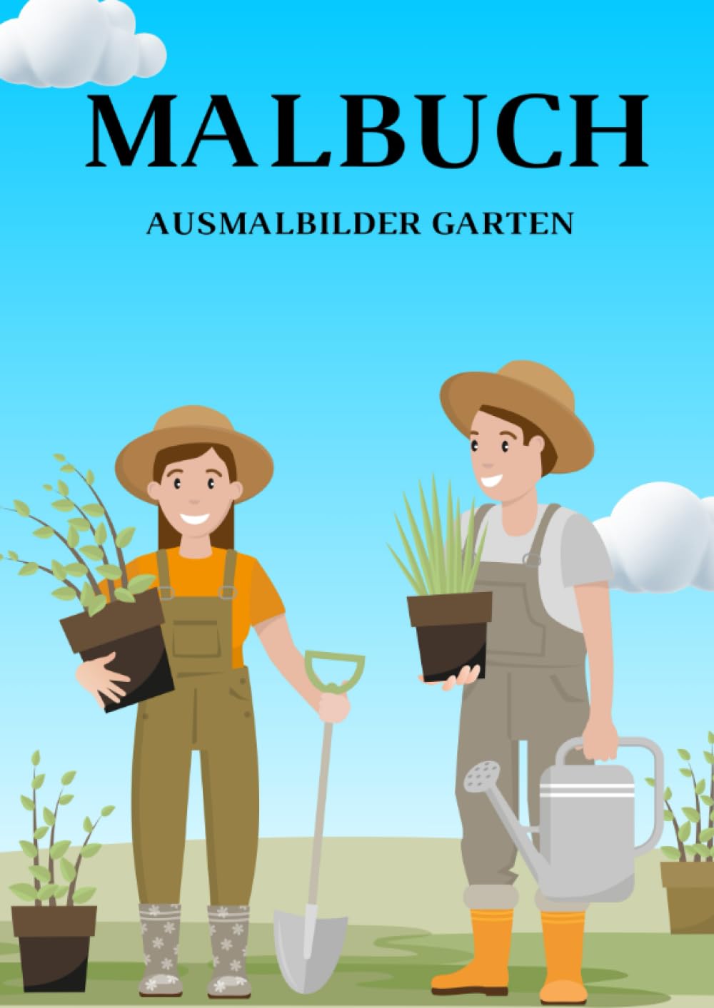 Malbuch Ausmalbilder Garten Novels & Short Stories