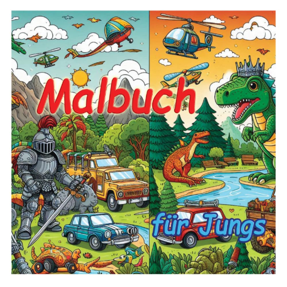 Malbuch für Jungs: Jungen malen aus Novels & Short Stories