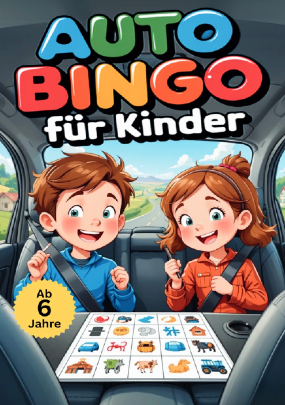 Auto Bingo für Kinder ab 6 Jahre: Der ultimative Rätselspaß für unterwegs – perfekt für lange Fahrten und spannende Entdeckungen Non-fiction