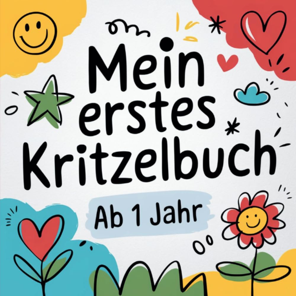 Mein erstes Kritzelbuch: Einfache Kritzelbilder für Kinder ab 1 Jahr - Das perfekte Malbuch zur Förderung der Kreativität und Feinmotorik Film, Art & Culture