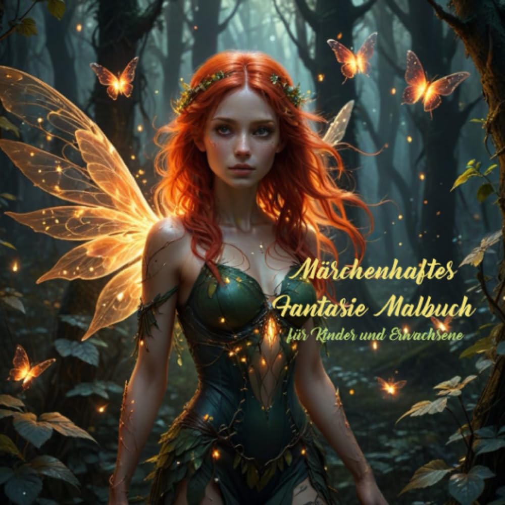 Märchenhaftes Fantasie Malbuch: für Kinder und Erwachsene Film, Art & Culture