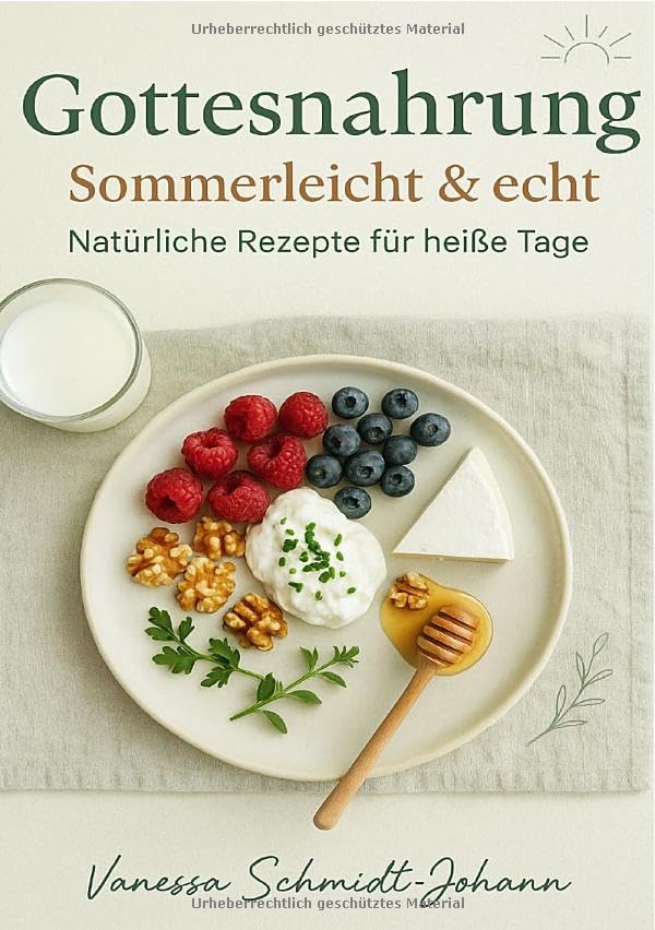 Gottesnahrung – Sommerleicht & echt Natürliche Rezepte für heiße Tage: DE Leisure, Home & Garden