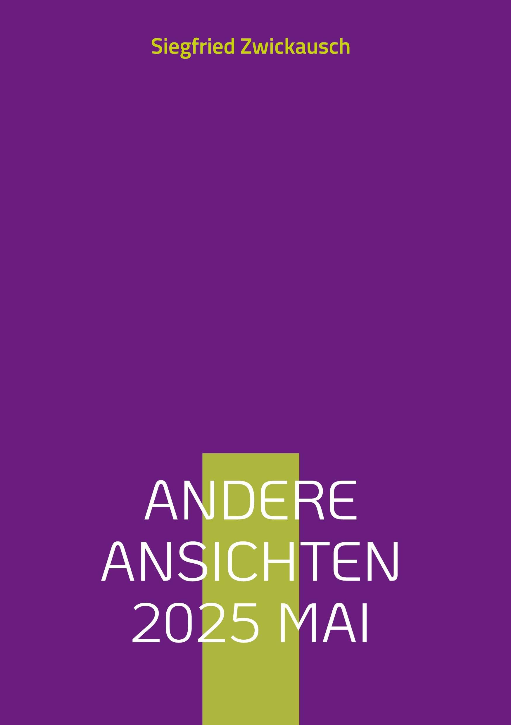 Andere Ansichten 2025 Mai Books
