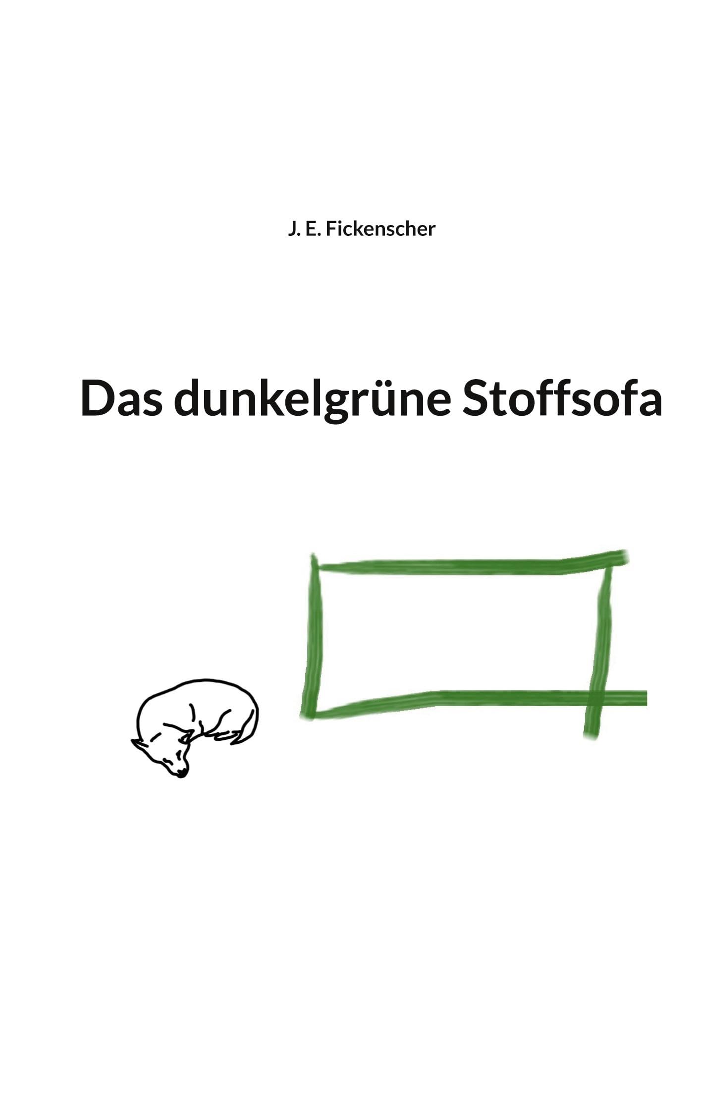 Das dunkelgrüne Stoffsofa Contemporary literature