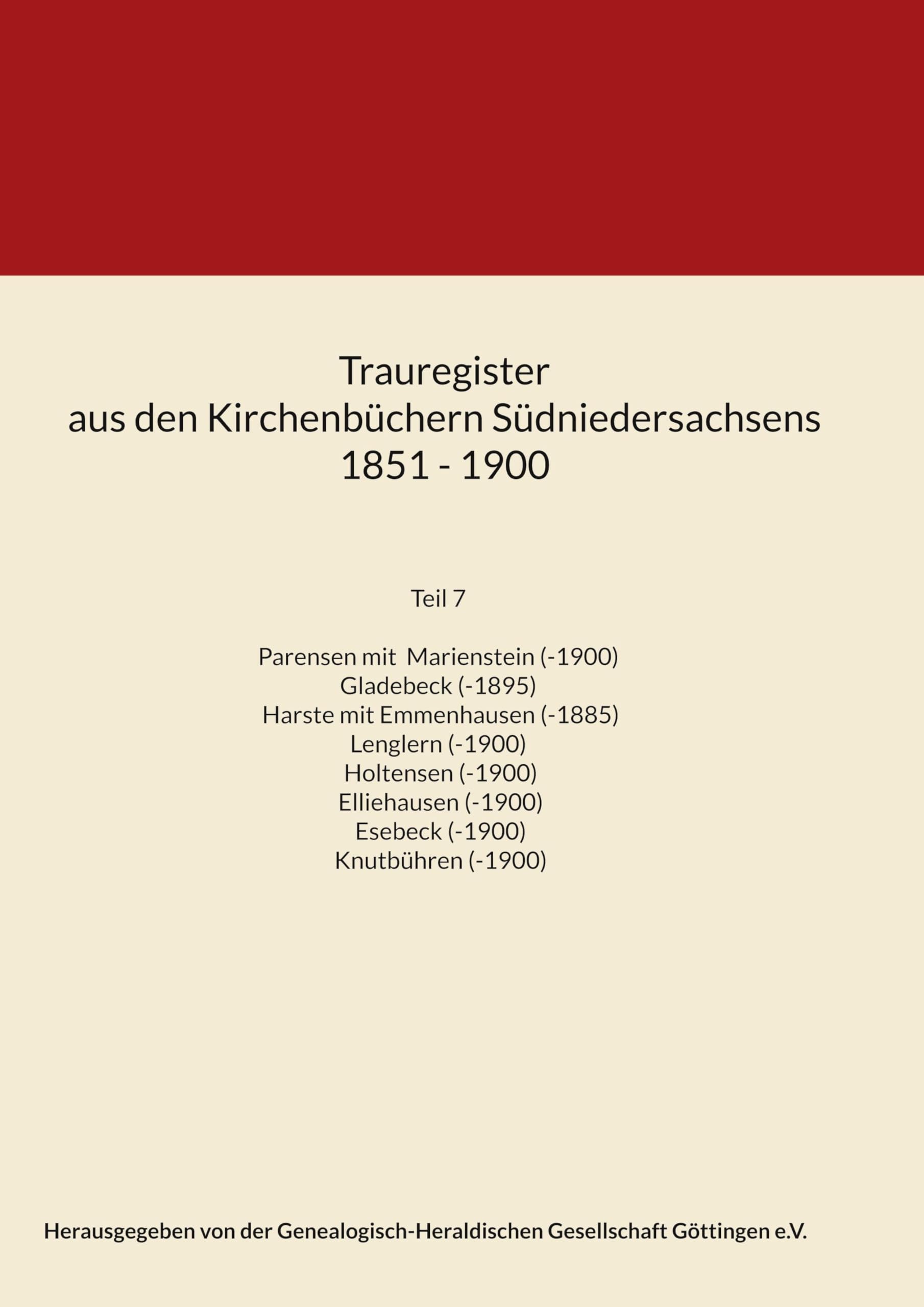 Trauregister aus den Kirchenbüchern Südniedersachsens 1851 - 1900 Leisure, Home & Garden