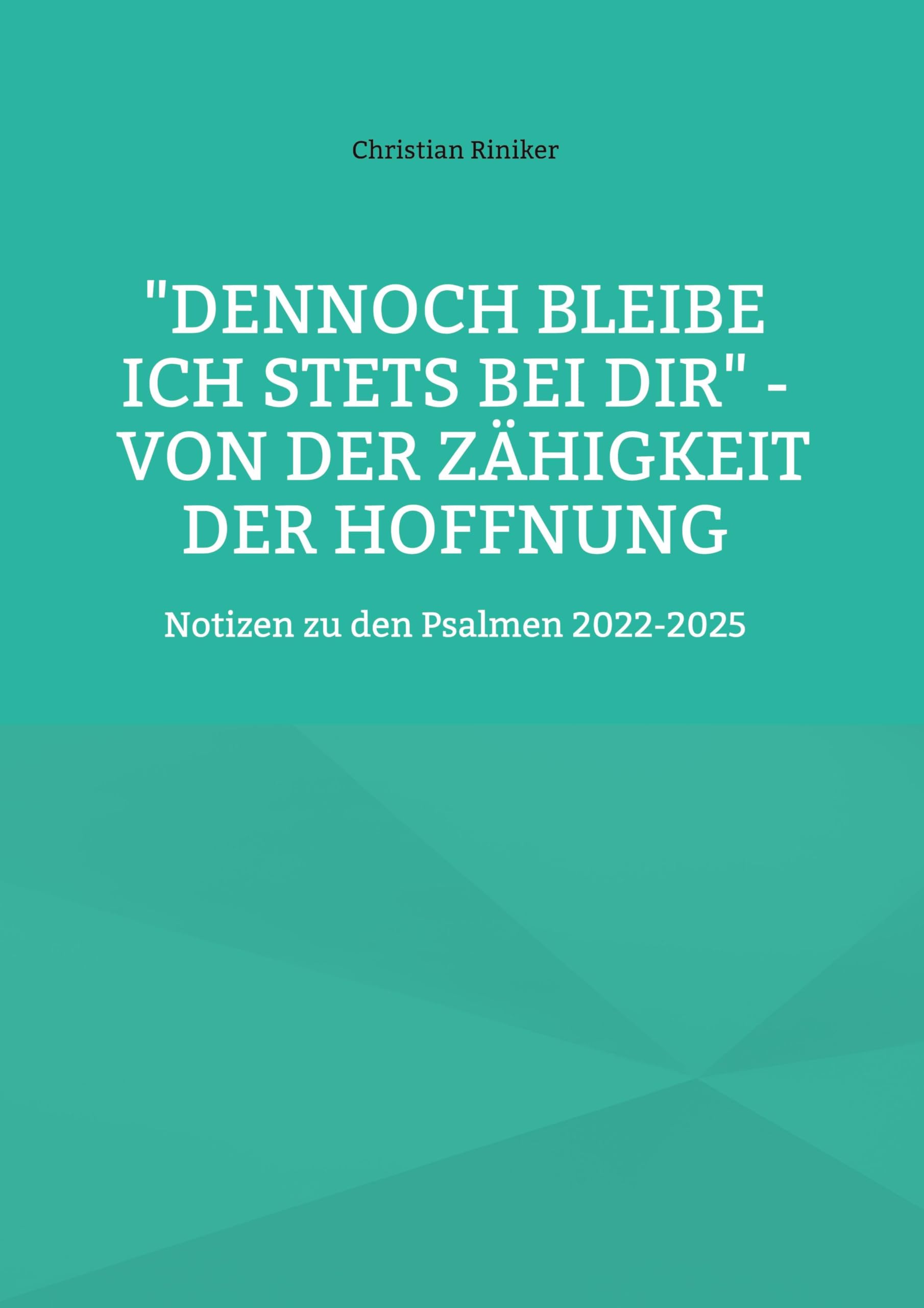 "Dennoch bleibe ich stets bei Dir" - von der Zähigkeit der Hoffnung Politics & History