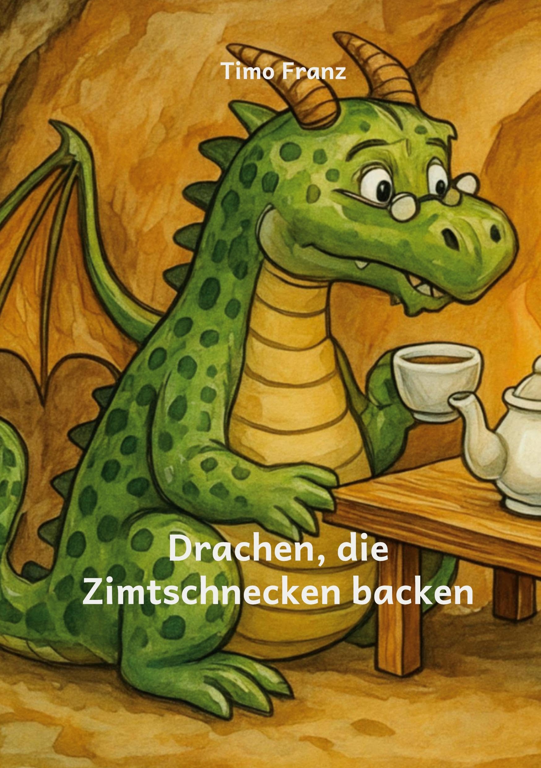 Drachen, die Zimtschnecken backen Fairy Tales & Legends
