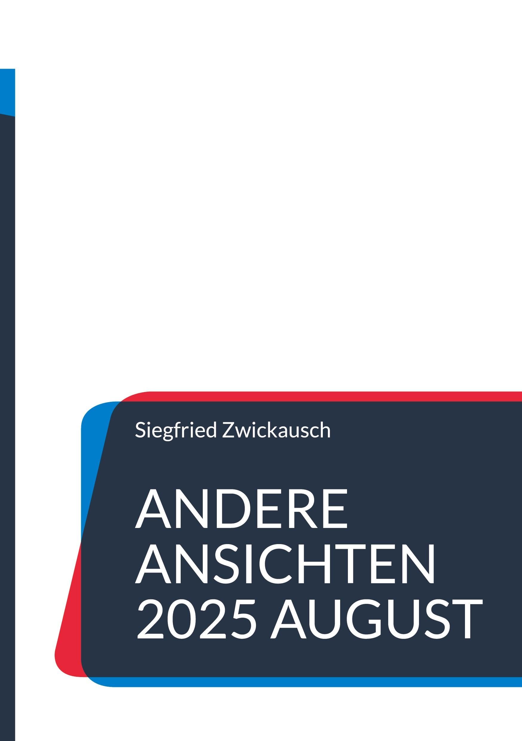 Andere Ansichten 2025 August Books