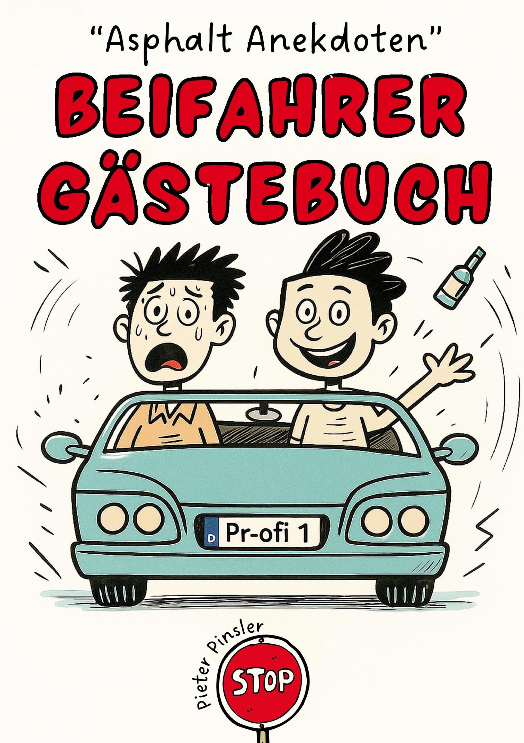 "Asphalt Anekdoten"- Beifahrer Gästebuch Leisure, Home & Garden