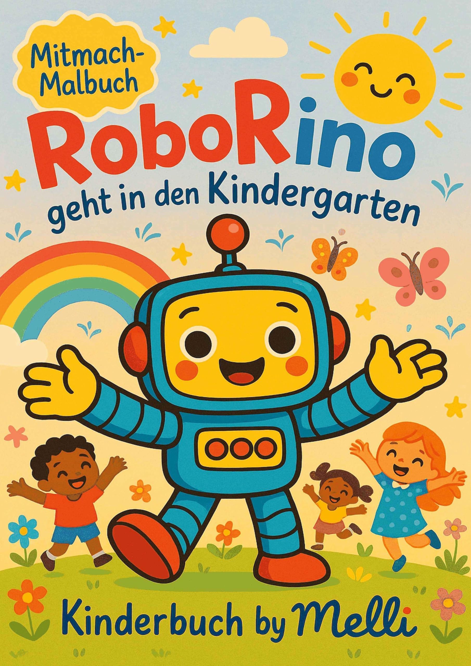 Ausmal-Mitmachbuch: RoboRino geht in den Kindergarten Children's books
