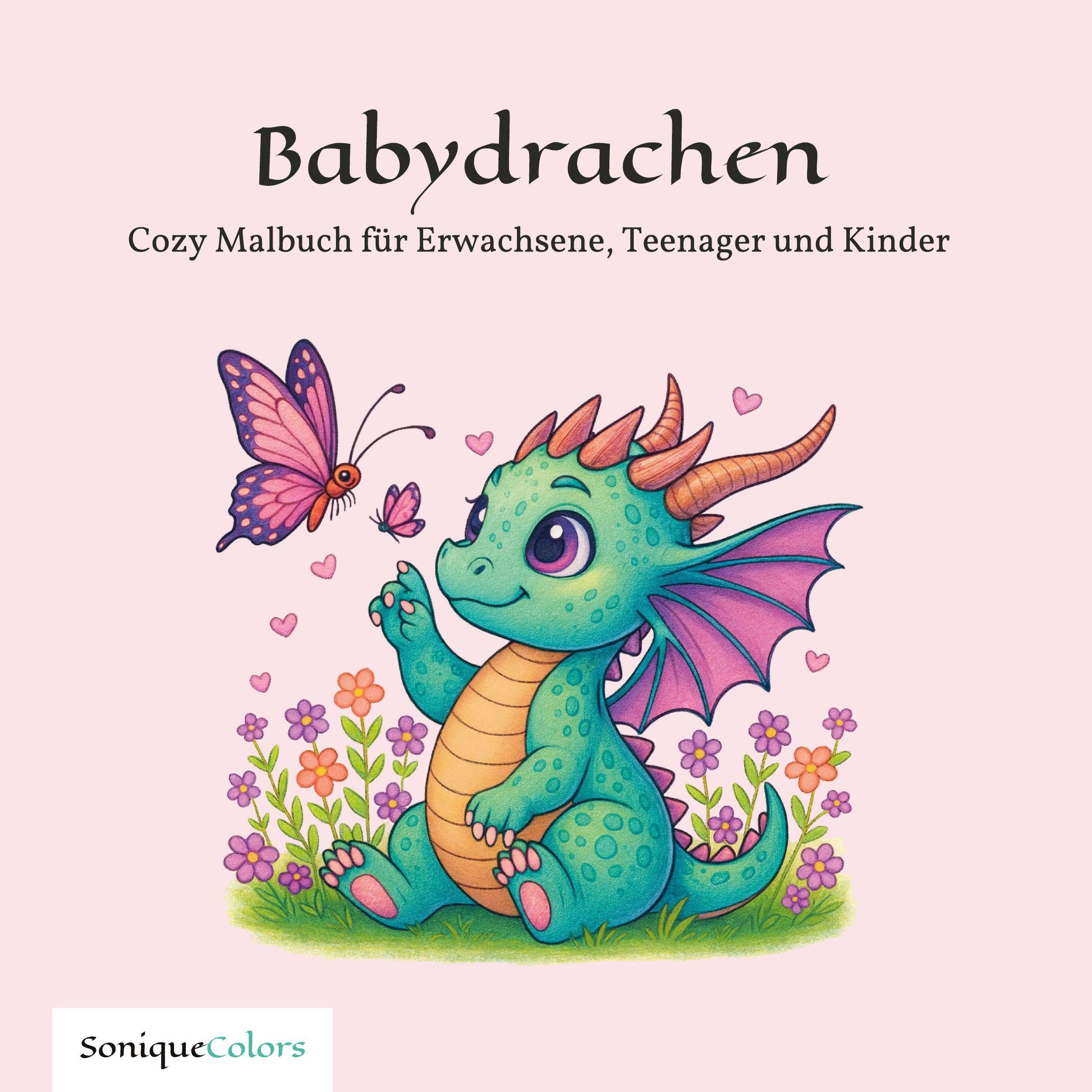 Babydrachen - Cozy Malbuch für Erwachsene, Teenager und Kinder Hobbies & Crafts