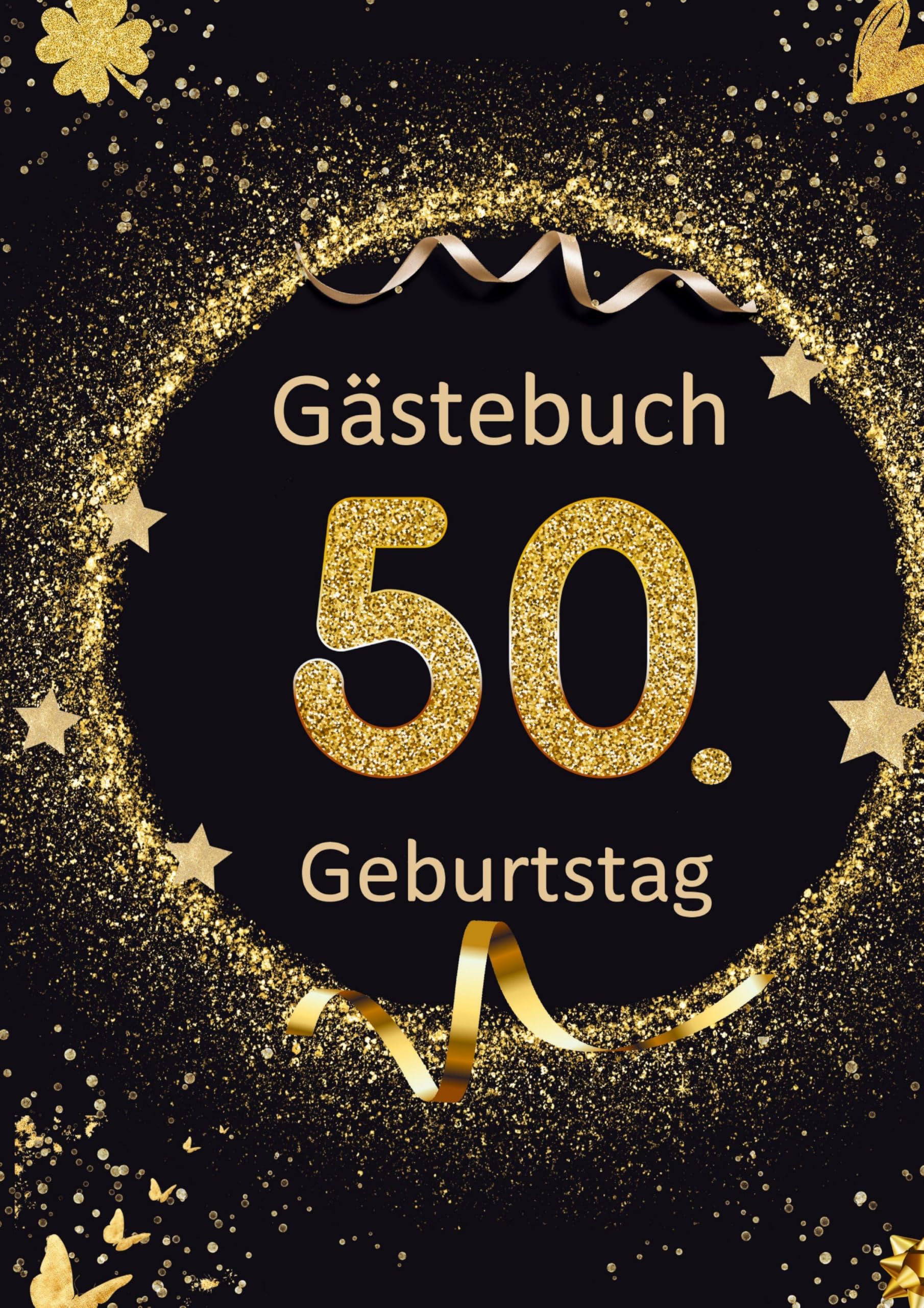 GÄSTEBUCH zum 50. Geburtstag Hobbies & Crafts