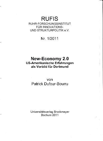 New-Economy 2.0 (RUFIS / RUHR-FORSCHUNGSINSTITUT für INNOVATIONS und STRUKTURPOLITIK e.V. STRUKTURPOLITIK e.V.) Law