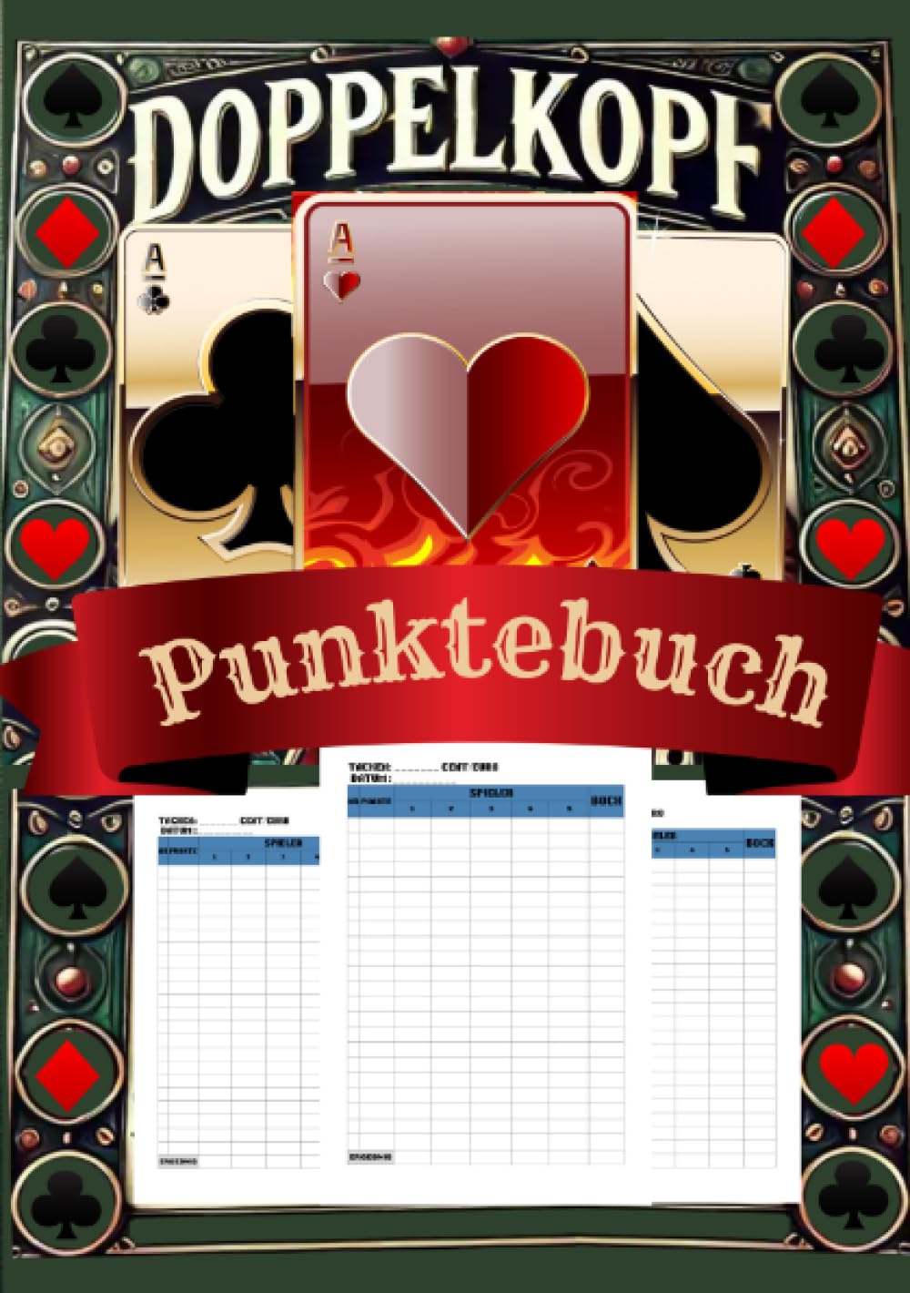 Doppelkopf Punkteheft: Das Scorebook wurde entwickelt, um Ihre Spieleabende reibungsloser zu gestalten Leisure & Fun