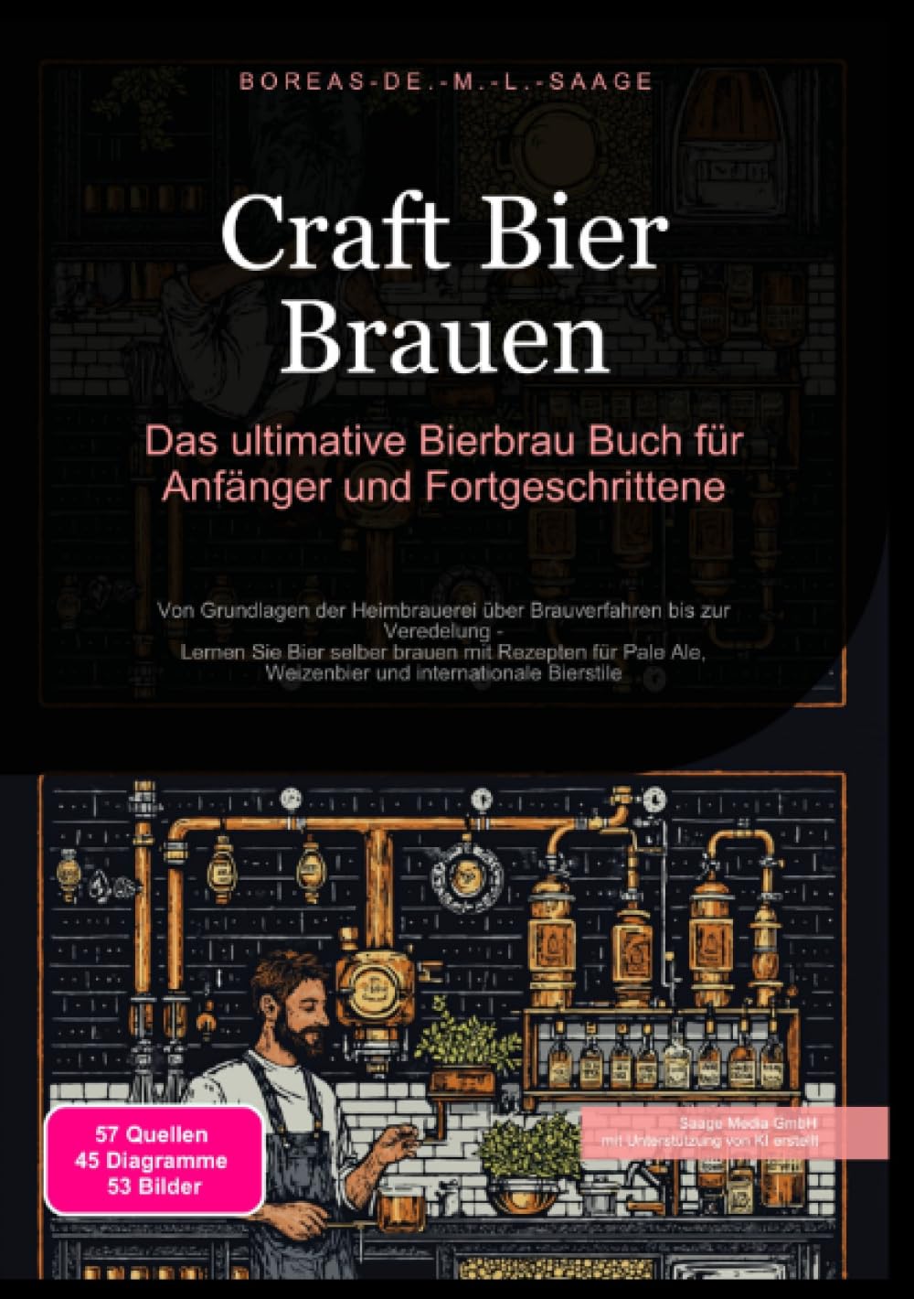 Craft Bier Brauen: Das ultimative Bierbrau Buch für Anfänger und Fortgeschrittene: Von Grundlagen der Heimbrauerei über Brauverfahren bis zur ... internationale Bierstile (Bierbrauen (DE)) Leisure, Home & Garden