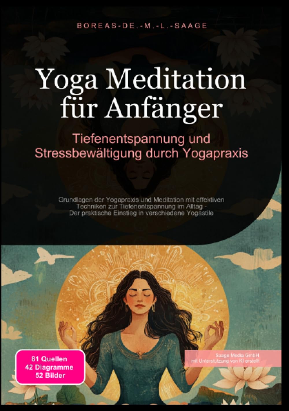Yoga Meditation für Anfänger: Tiefenentspannung und Stressbewältigung durch Yogapraxis: Grundlagen der Yogapraxis und Meditation mit effektiven ... praktische Einstieg in verschiedene Yogastile Health, Nutrition & Fitness