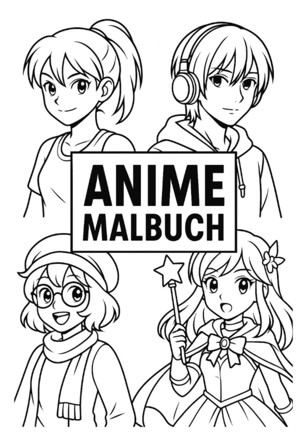 Anime Malbuch: Hat kein Untertitel. Manga
