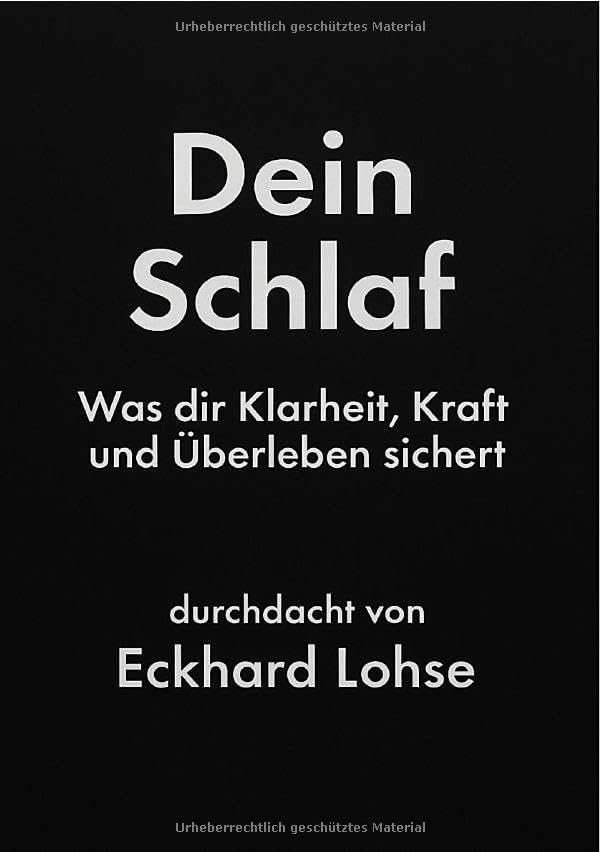 Dein Schlaf: Was dir Klarheit, Kraft und Überleben sichert Social Sciences