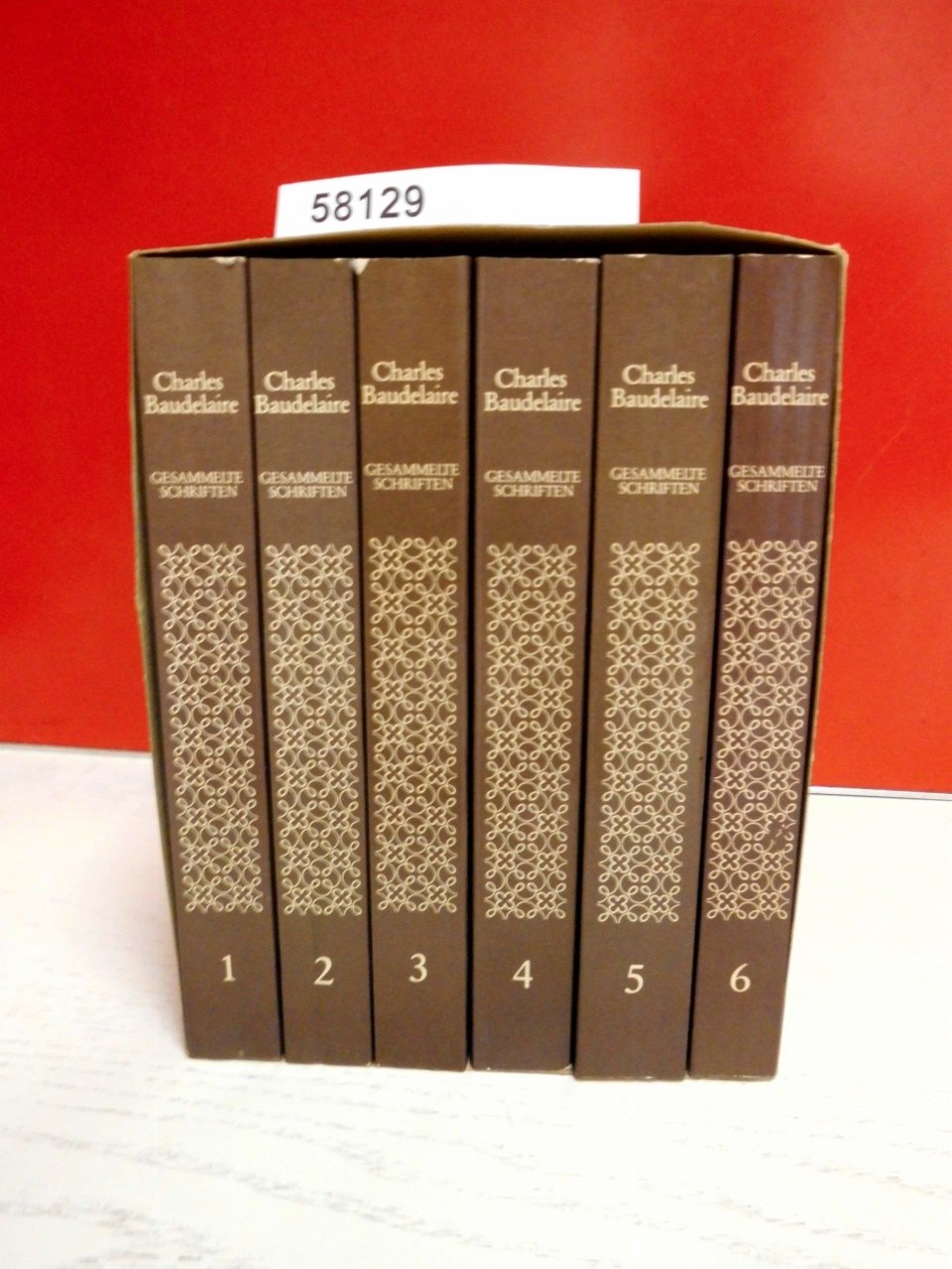 Charles Baudelaire. Gesammelte Schriften. 6 Bände. Art & Literature