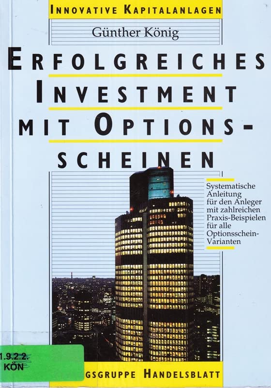Product Image: Erfolgreiches Investment mit Optionsscheinen