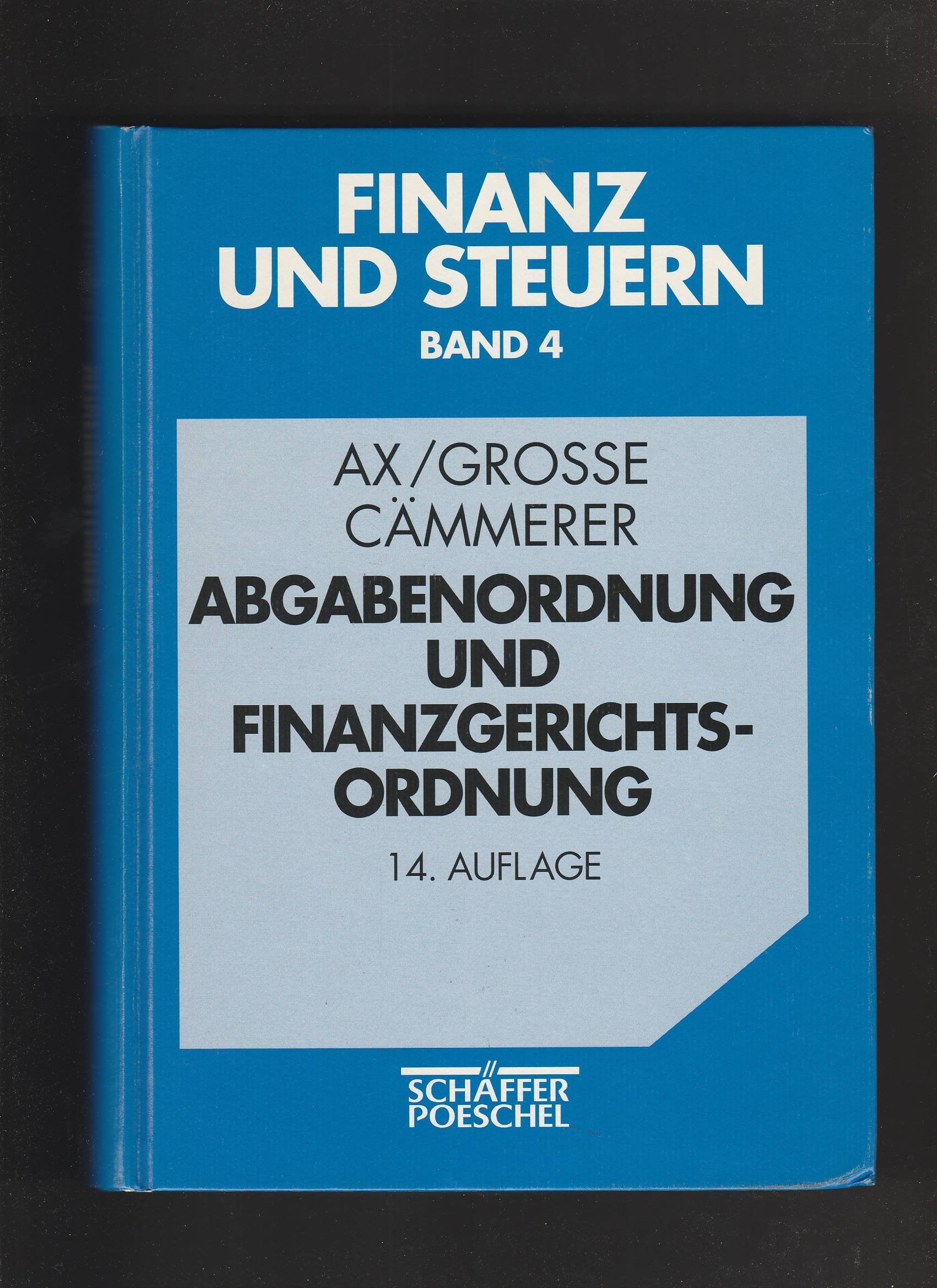 Abgabenordnung und Finanzgerichtsordnung Law