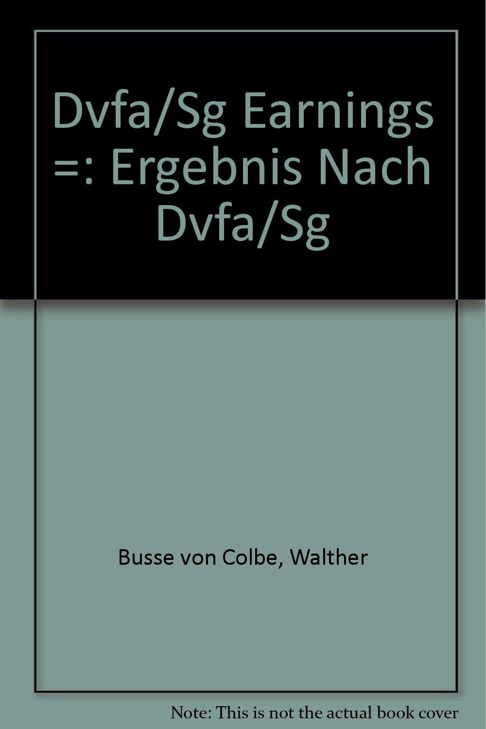 Ergebnis nach DVFA/ SG Law