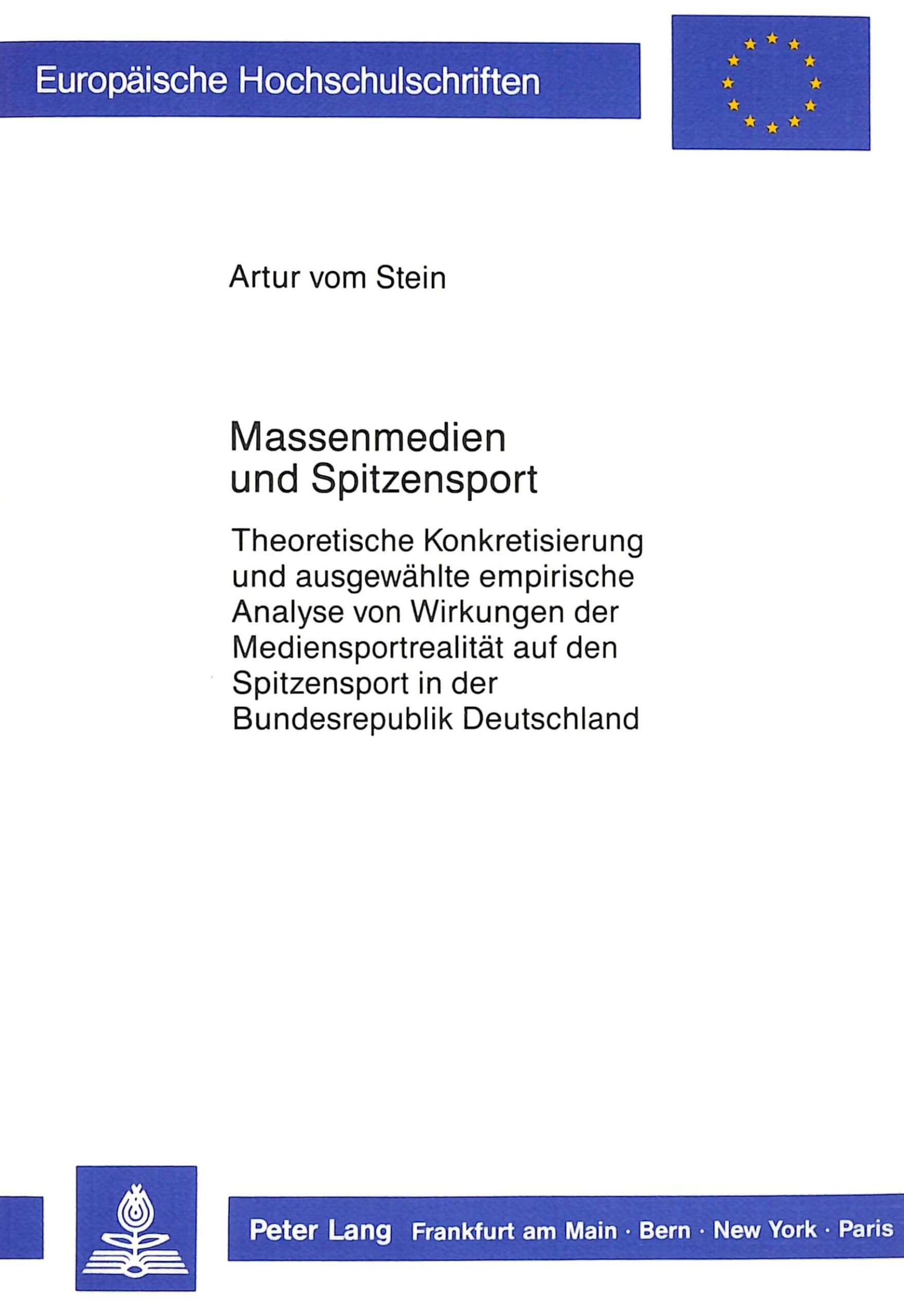 Massenmedien und Spitzensport Law