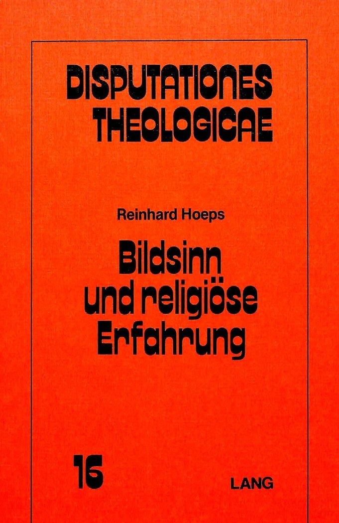 Bildsinn und religiöse Erfahrung Philosophy