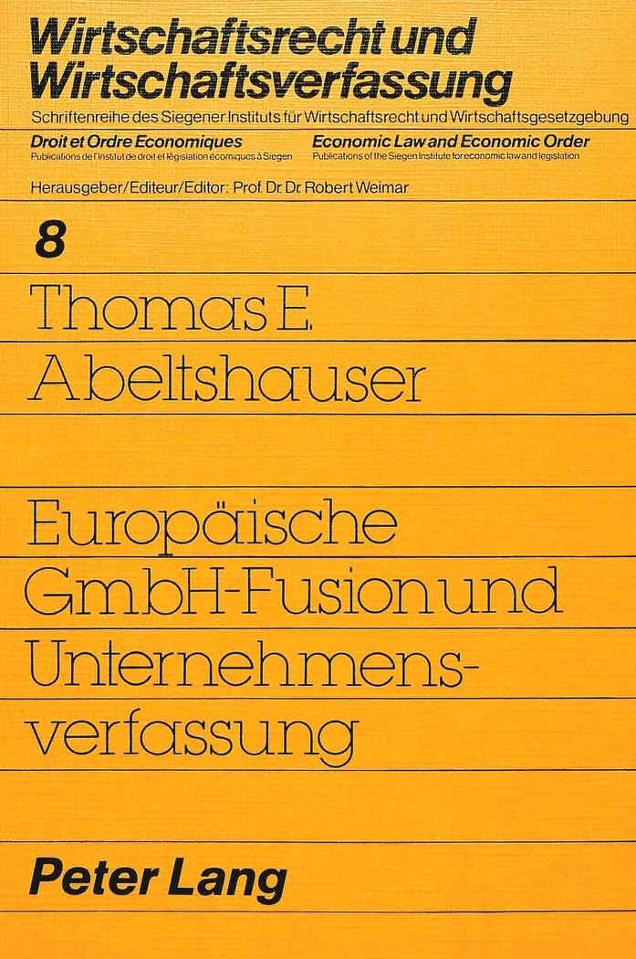 Europäische GmbH-Fusion und Unternehmensverfassung book