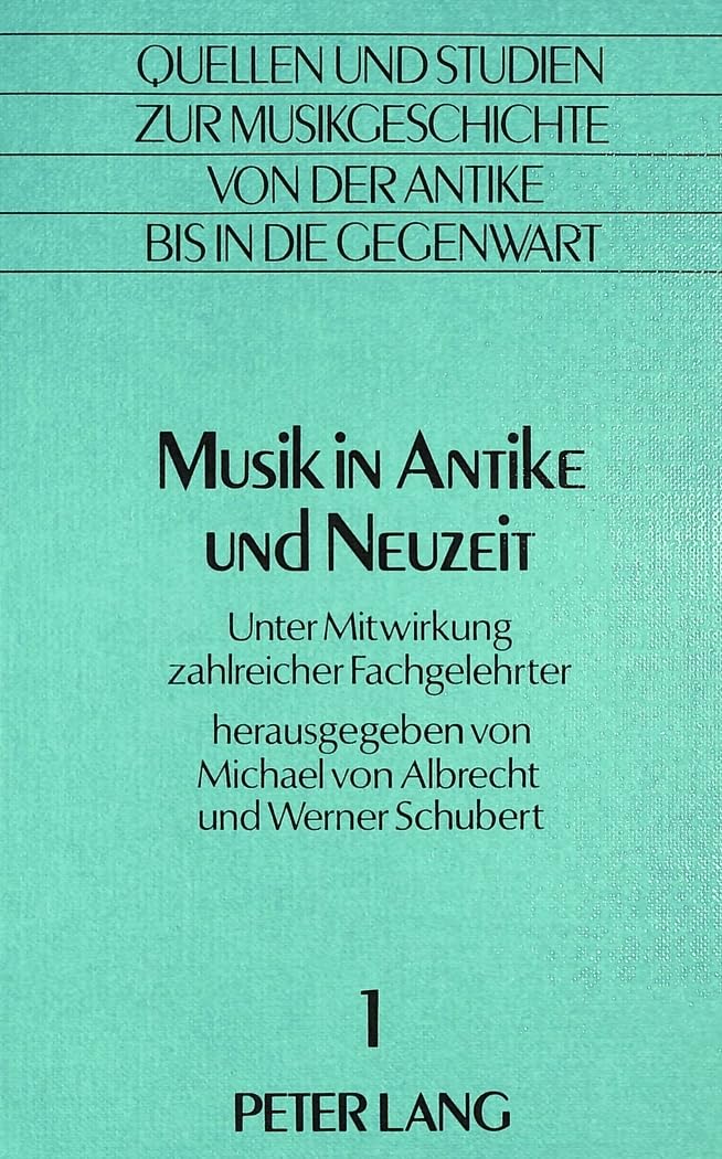 Musik in Antike und Neuzeit Books