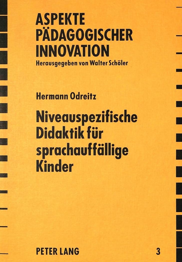 Niveauspezifische Didaktik für sprachauffällige Kinder Medicine