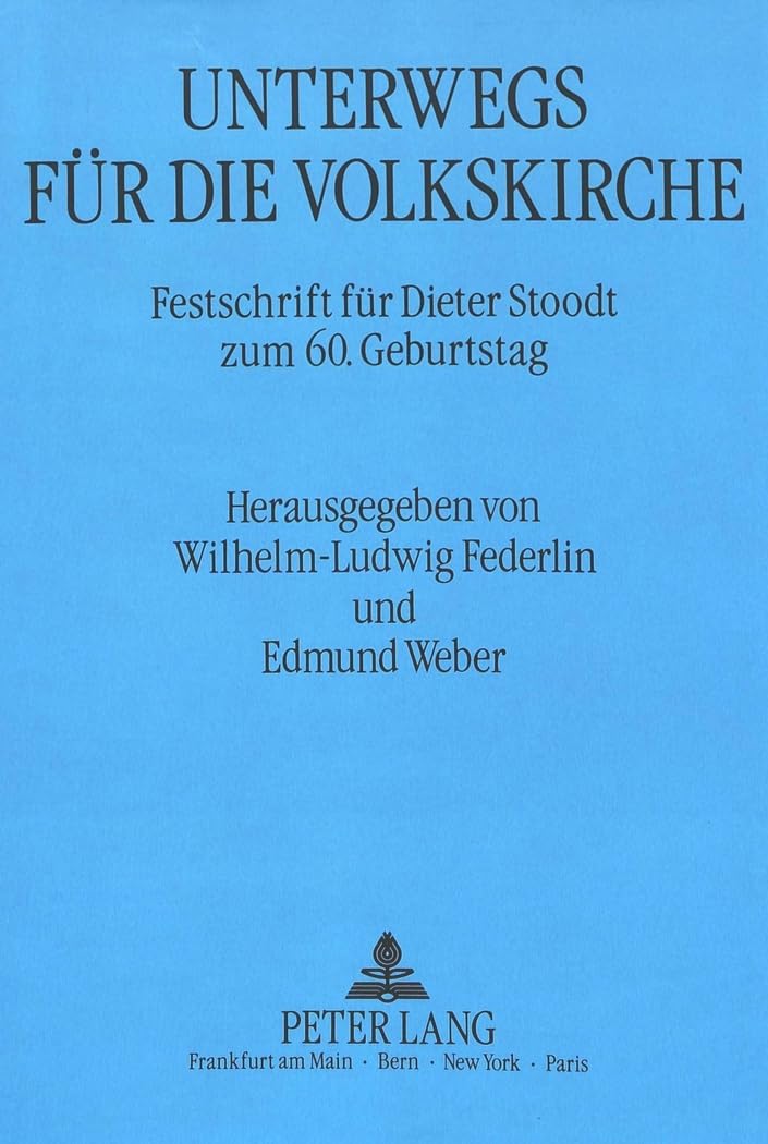 Unterwegs für die Volkskirche Religion & Esotericism
