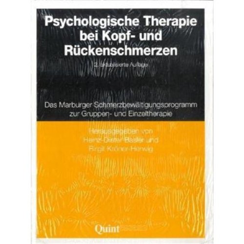 Psychologische Therapie bei Kopf- und Rückenschmerzen Medicine